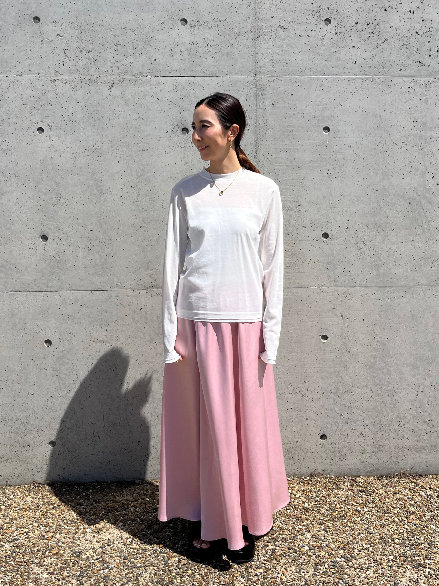bow.a BLOSSOM SKIRT ホワイト S bow.a