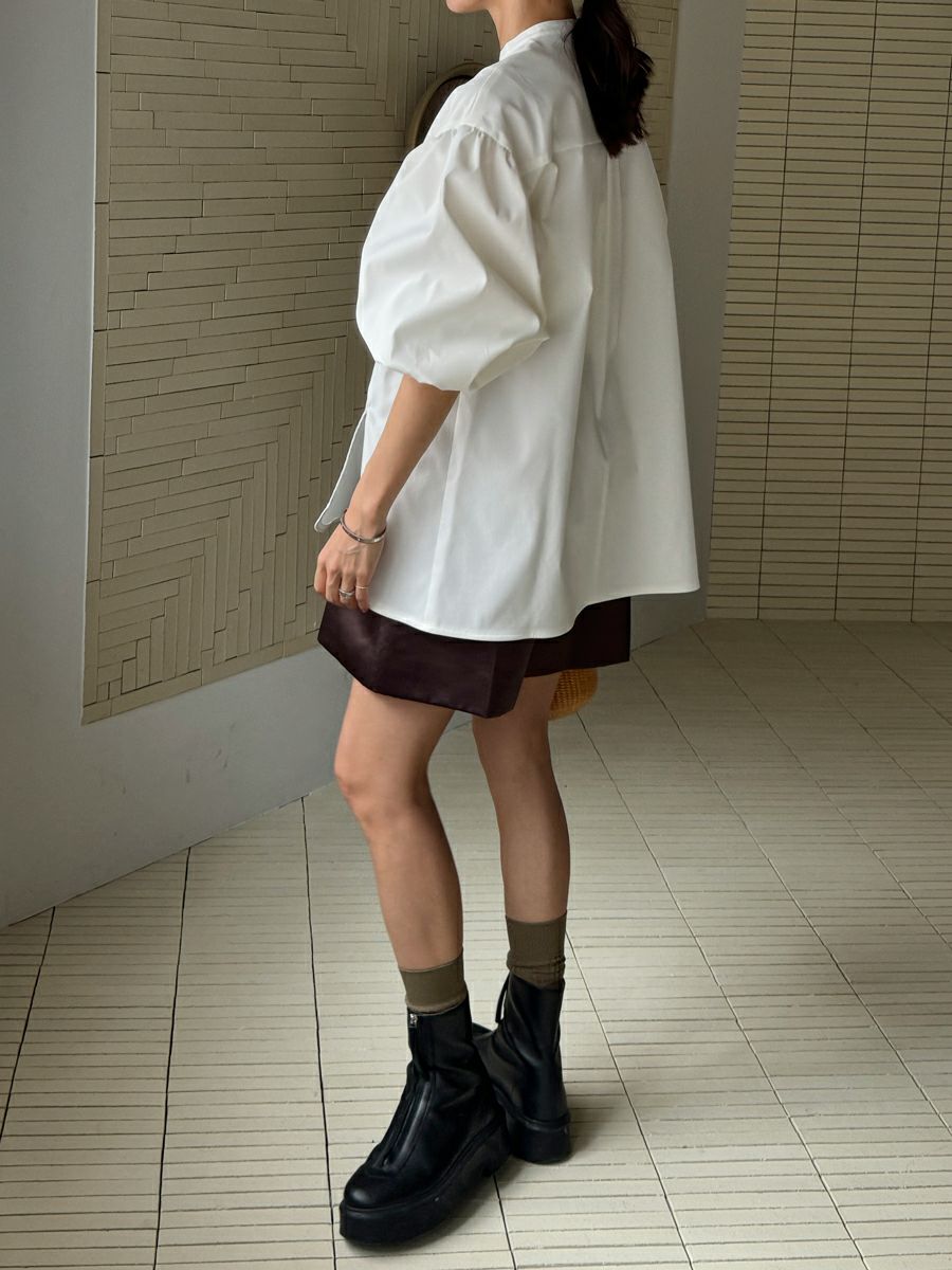 20% off】ROUND BALLOON BLOUSE | bow.a