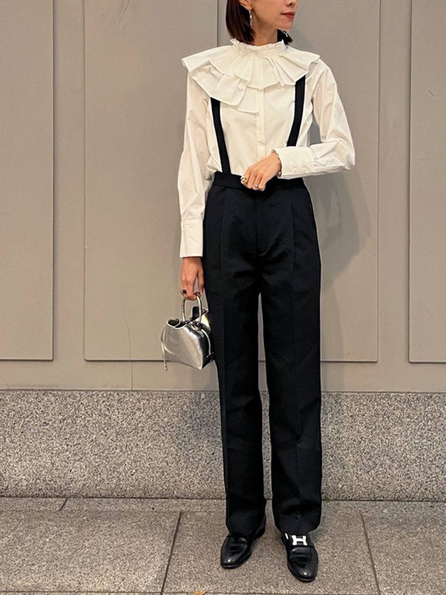 bow.a ボウエー SUSPENDER PANTS-