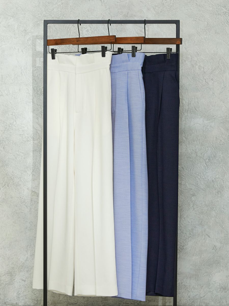 LINEN LIKE PANTS | bow.a