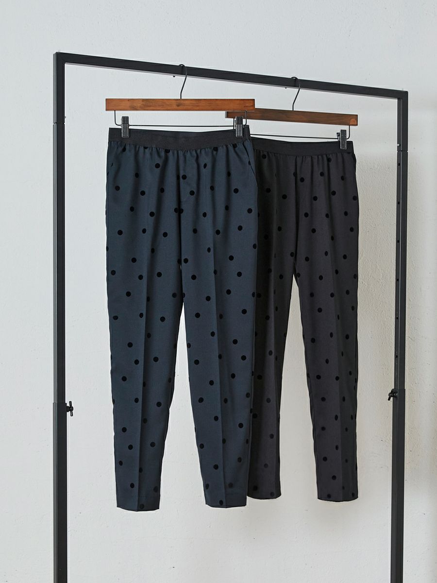 TAPERED LEGGINGS PANTS（DOT） | bow.a