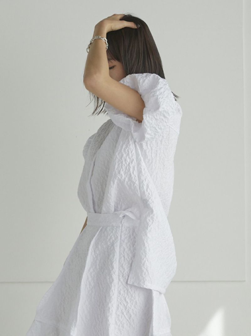 JACQUARD ALYSSUM BLOUSE - シャツ/ブラウス(半袖/袖なし)