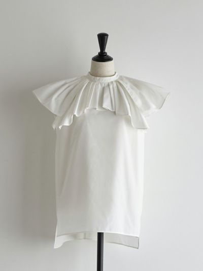 即納】JACQUARD ALYSSUM BLOUSE | bow.a