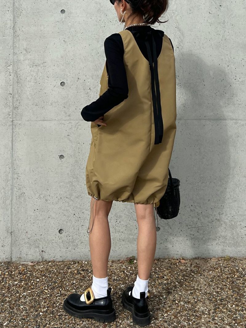 BOW.A NYLON MINI ONE-PIECE
