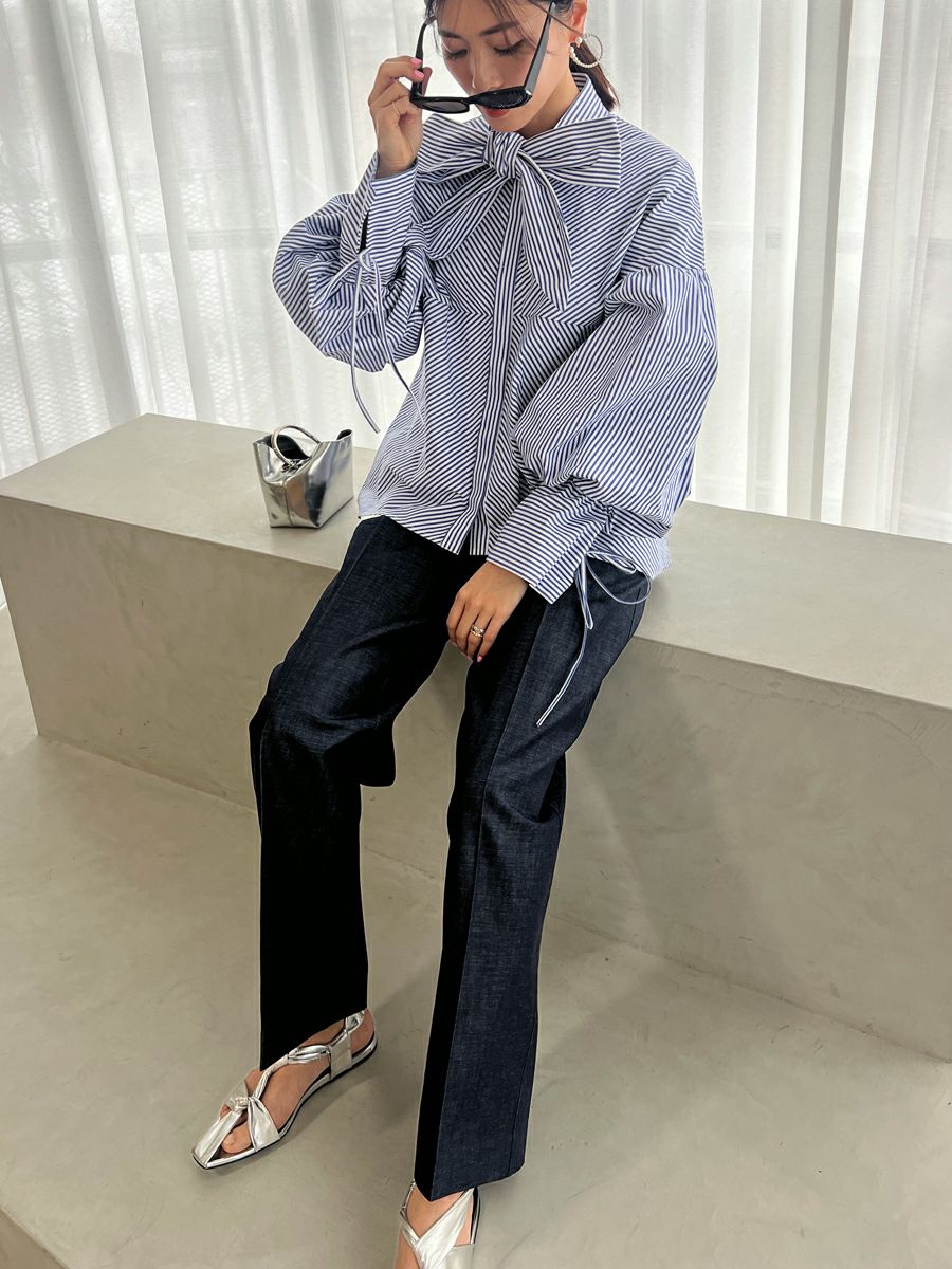 bow.a ボウ•エー　TAPERED LEGGINGS PANTS ロング丈 bow.a ボウ•エー TAPERED LEGGINGS PANTS ロング丈