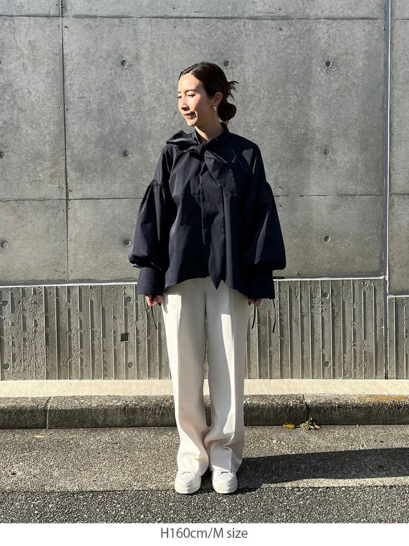 完売商品❣交渉可❢bow.a ボウエー水際WIDE PANTSワイドパンツ M 水際WIDE PANTS bow.a ボウエー❢完売商品❢交渉可❢ネイビー