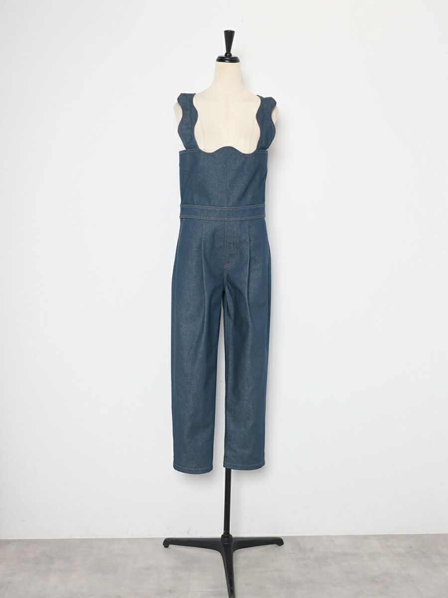 DENIM SALOPETTE | bow.a