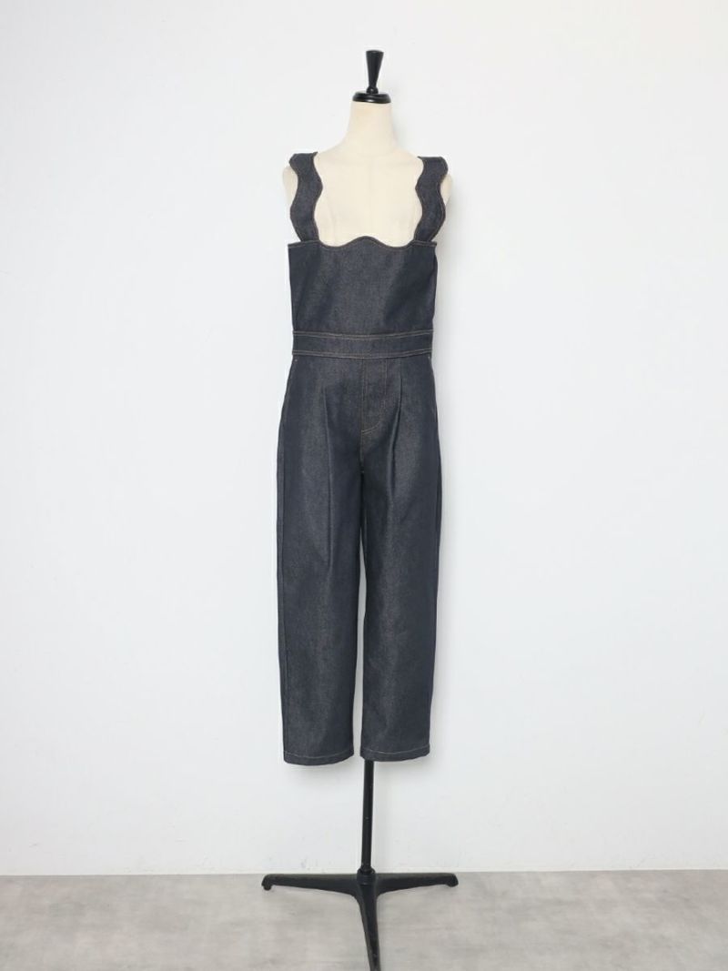 DENIM SALOPETTE | bow.a