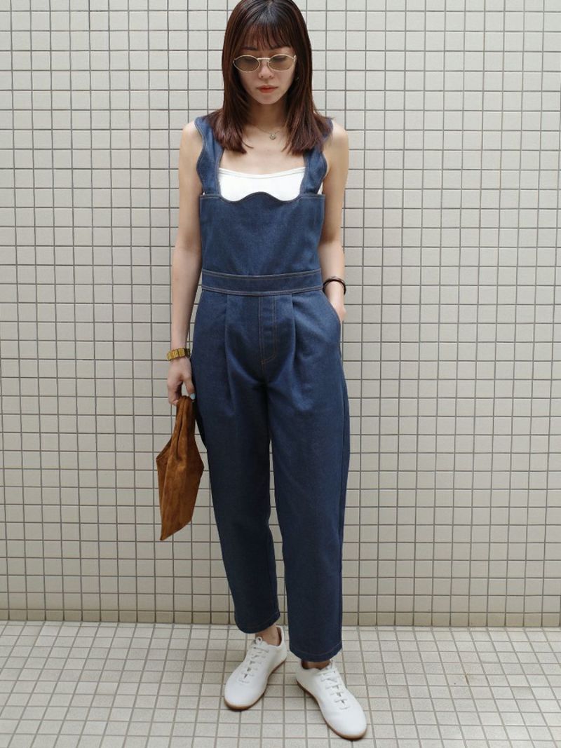 DENIM SALOPETTE | bow.a