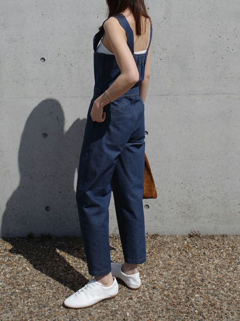 ボウエーデニムサロペットインディゴM DENIM SALOPETTE | bow.a