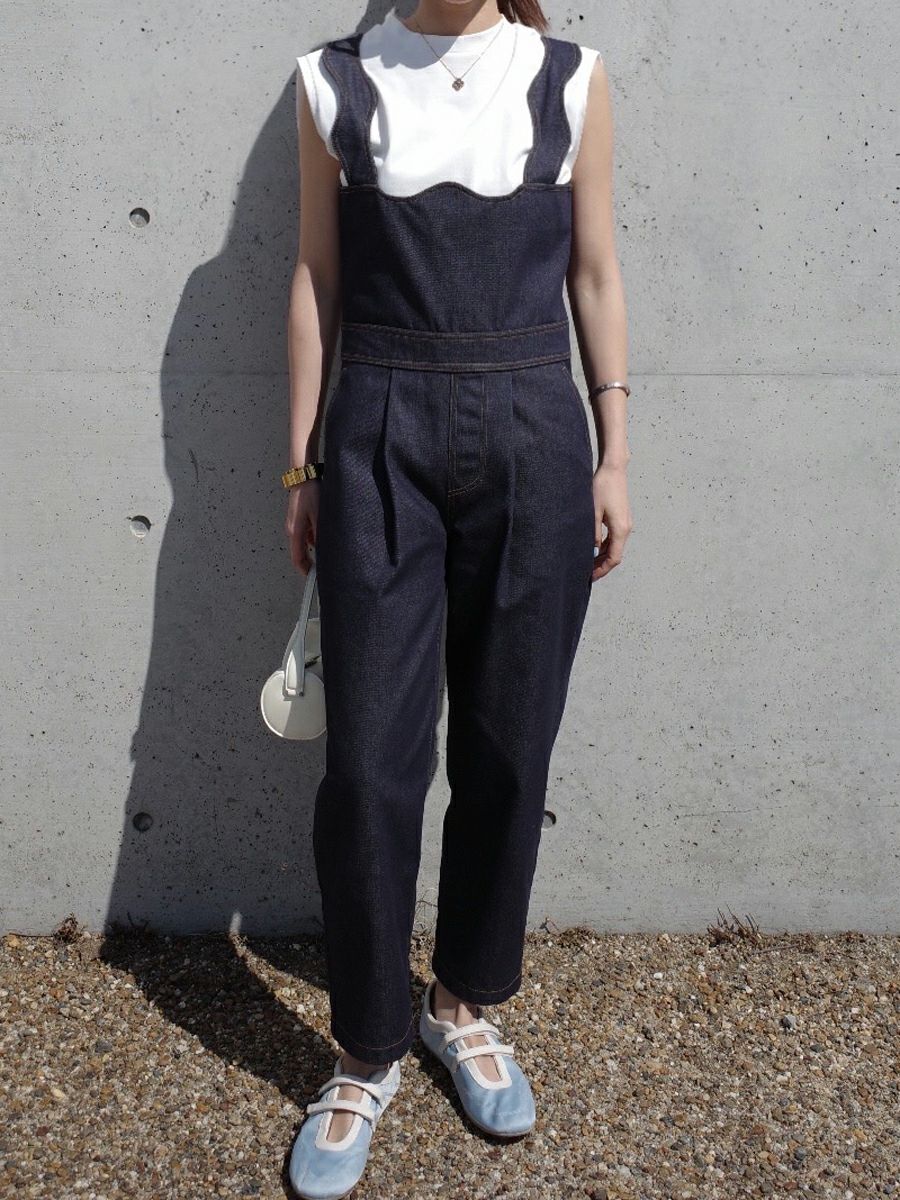 DENIM SALOPETTE | bow.a