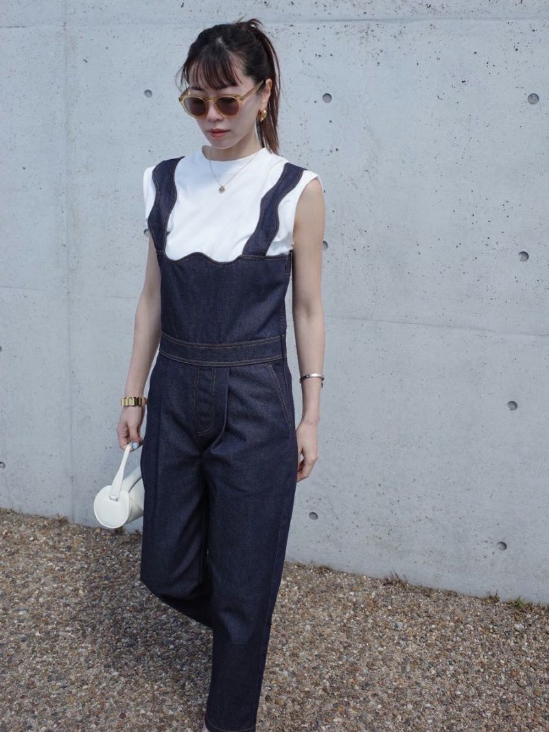 bow.a DENIM SALOPETTE デニムサロペット