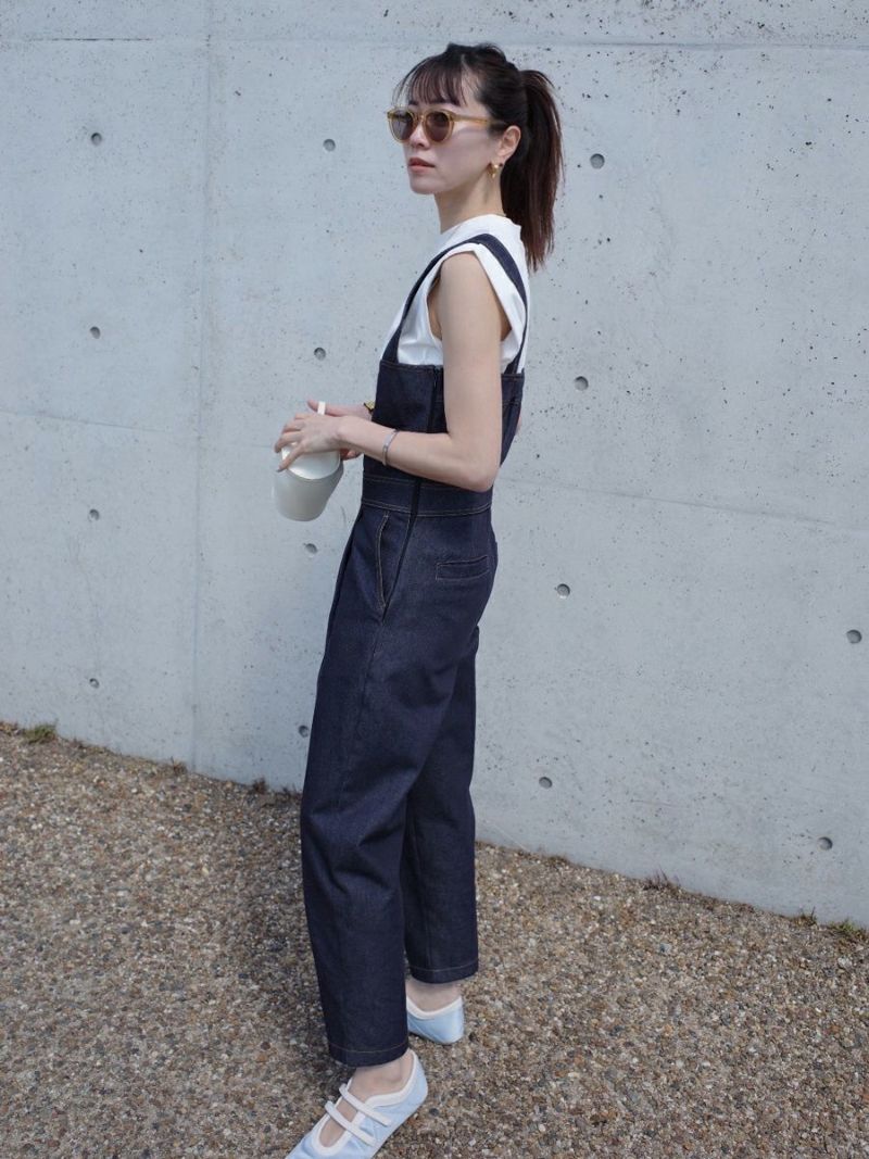 DENIM SALOPETTE | bow.a