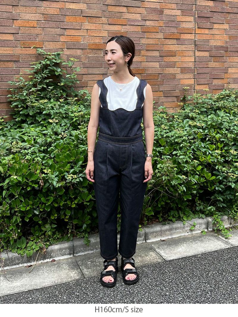 20% off】DENIM SALOPETTE | bow.a