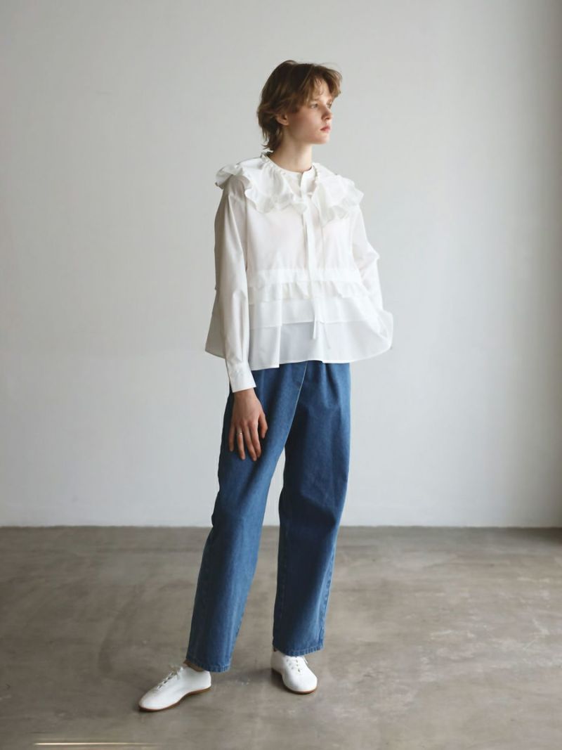 FRILL BLOUSE | bow.a