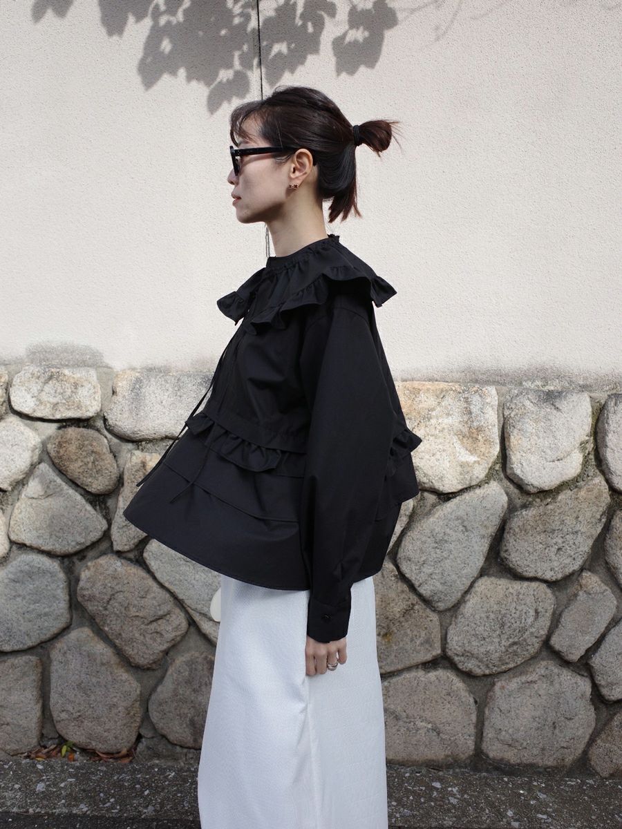 20% off】FRILL BLOUSE | bow.a