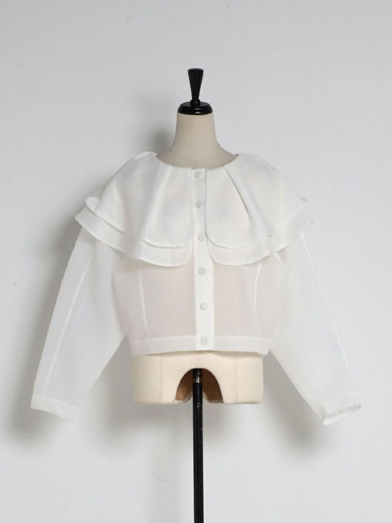 bow.a SHEER IRIS CARDIGAN シアーアイリスカーディガン SHEER IRIS CARDIGAN | bow.a