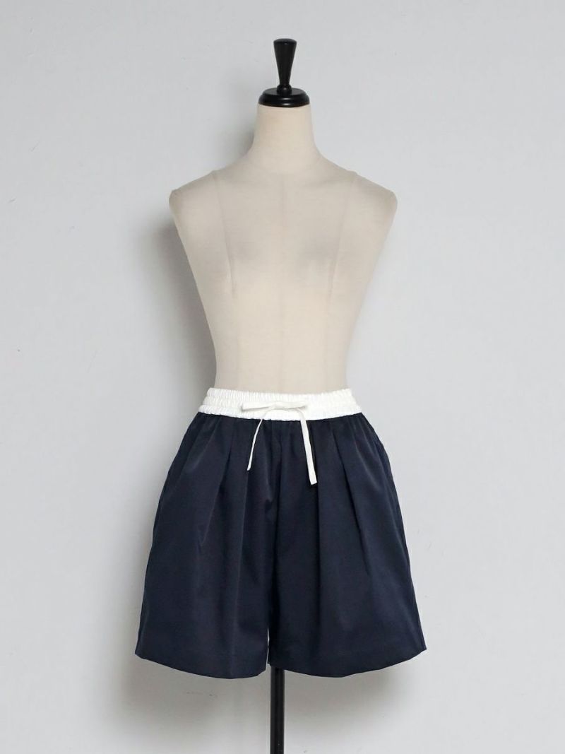 水際 TUCK SHORT PANTS | bow.a