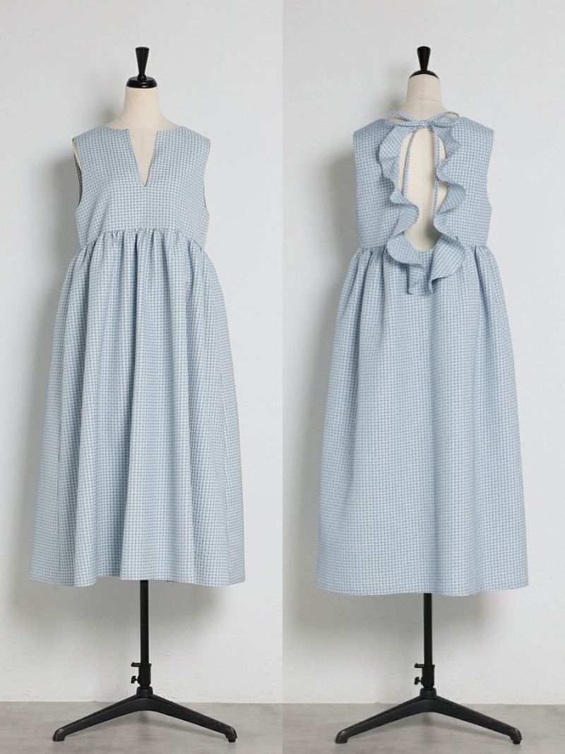 RAFFLE FRILL ONE-PIECE | bow.a