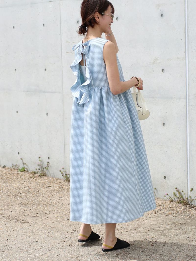 RAFFLE FRILL ONE-PIECE ボウエー RAFFLE FRILL ONE-PIECE | bow.a