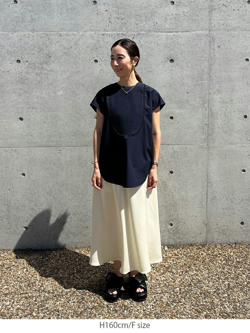PIN TUCK BLOUSE | bow.a