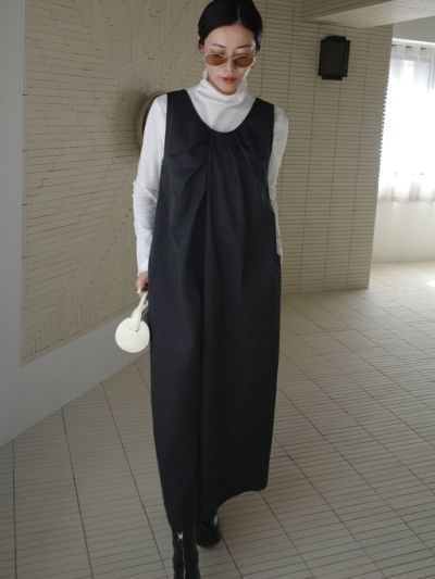 bow.a ボウエー　黒ブラウス ボウタイブラウス 24AW：華紺│胸が大きな女性のための