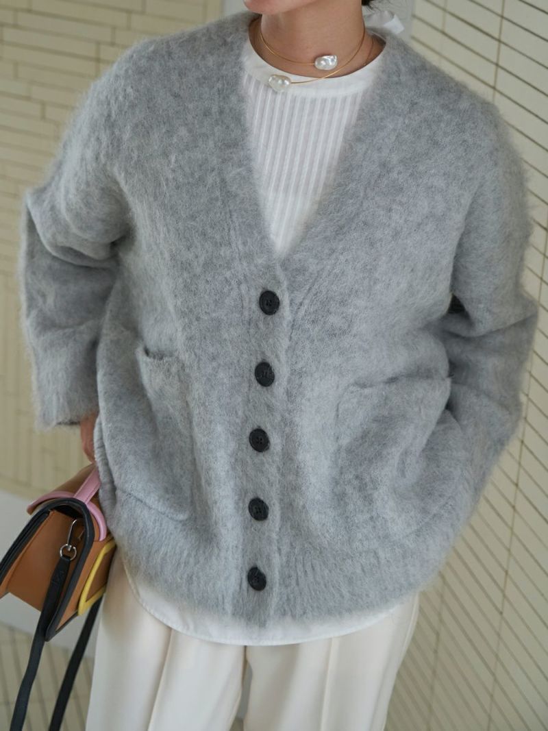 ALPACA CARDIGAN | bow.a